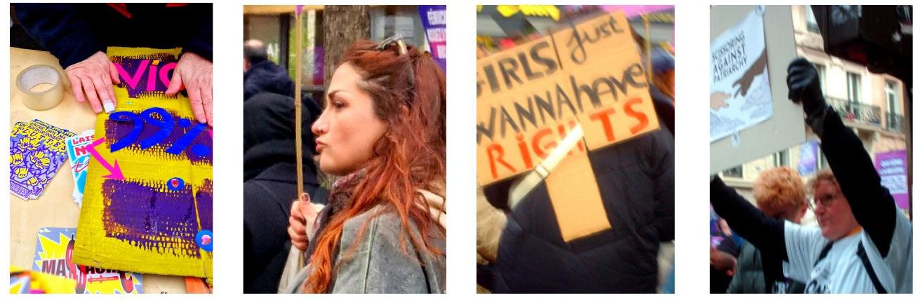 Série Hystéro-GenZ, manifestation Nous Toutes